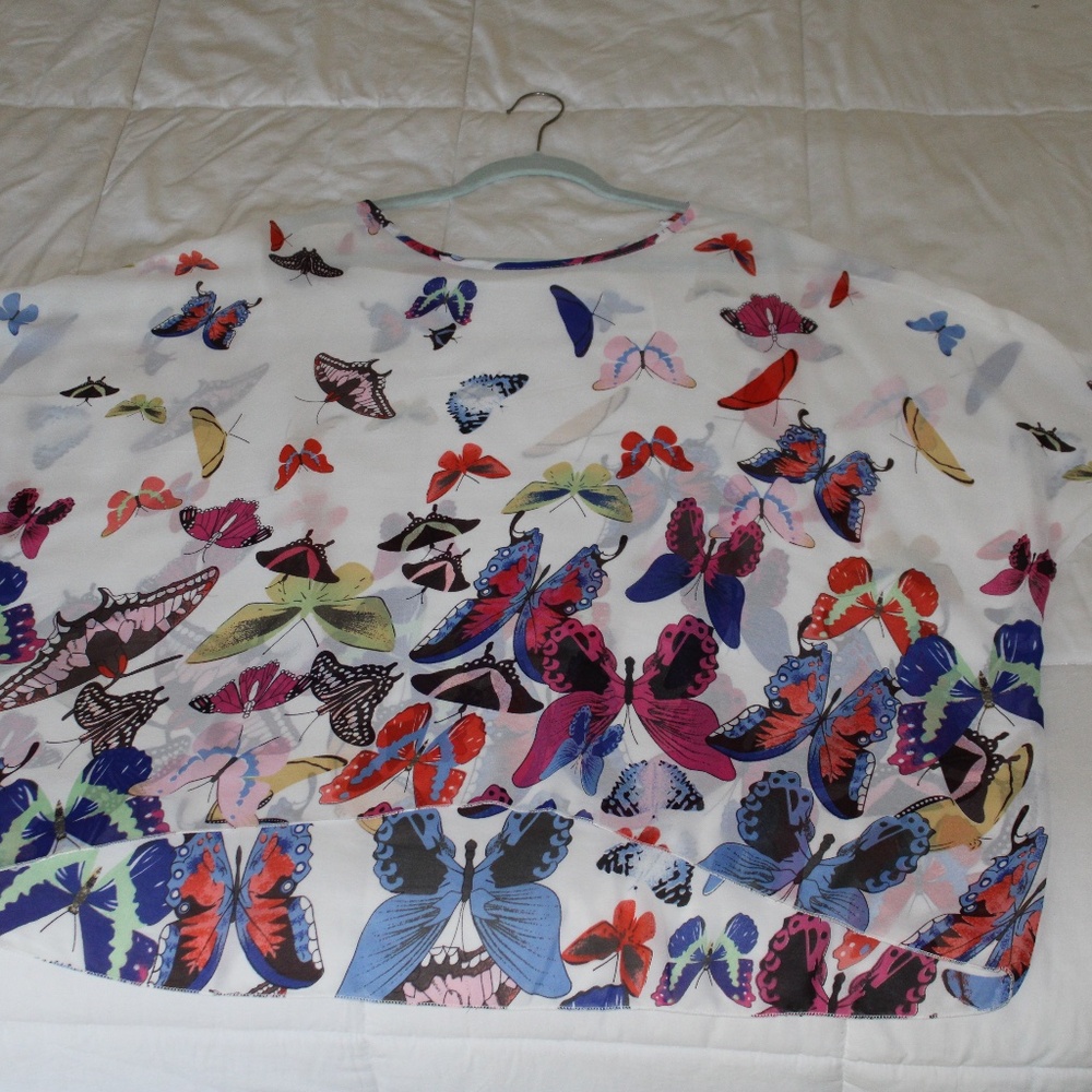 Sheer Butterfly Top One Size Fits Most